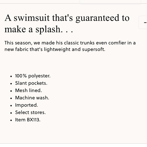 New with tags J.Crew boys green and white geometric print swim trunks UPF 50 - Picture 2 of 2